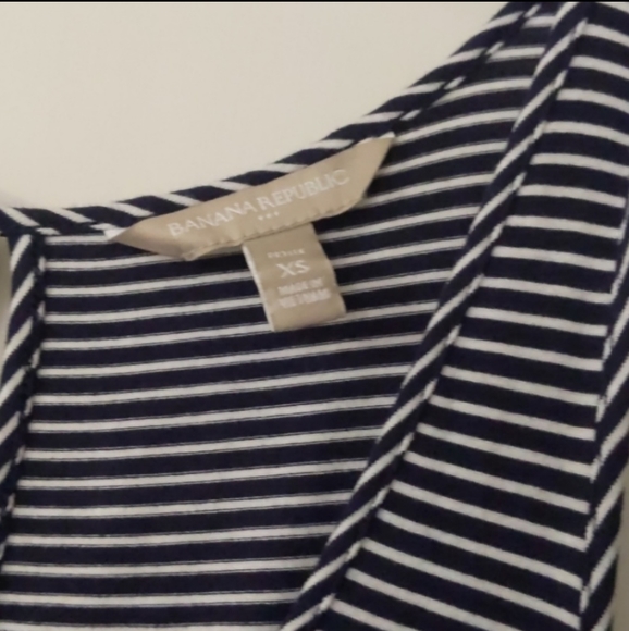 Navy & white Banana Republic dress - Picture 5 of 7